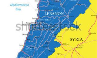 黎巴嫩地图在世界位置 黎巴嫩地图在世界位置